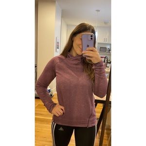 HYBA MEDIUM PURPLE TURTLENECK SWEATSHIRT